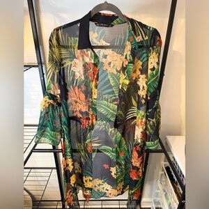 Floral Sheer Kimono